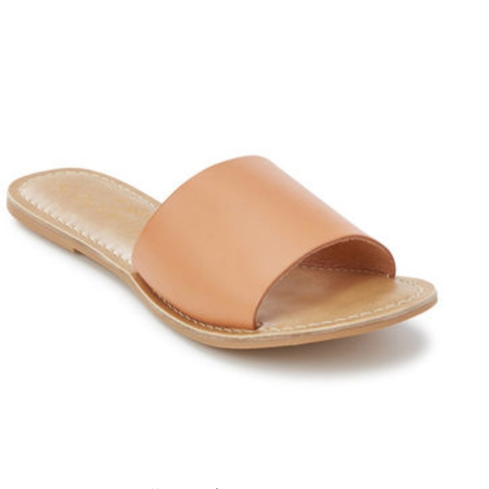 Leather Slide Sandles